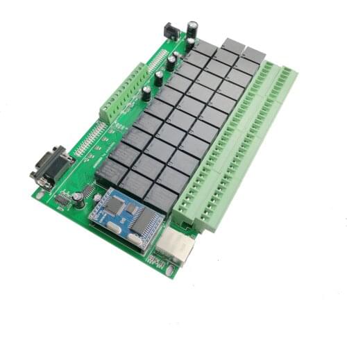 32 Channel Ethernet Relay Module With GPIO RJ45 RS232 TCP IP