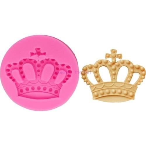 500pcs 3D Crowns Shape Silicone Mould Fondant Mold Chocolate kitchen baking cooking Molds cake decorating tools