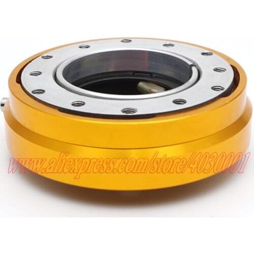 Car Steering Wheel Hub Adapter Aluminum Universal Steering Wheel Snap off Hub AdapterQuick Release
