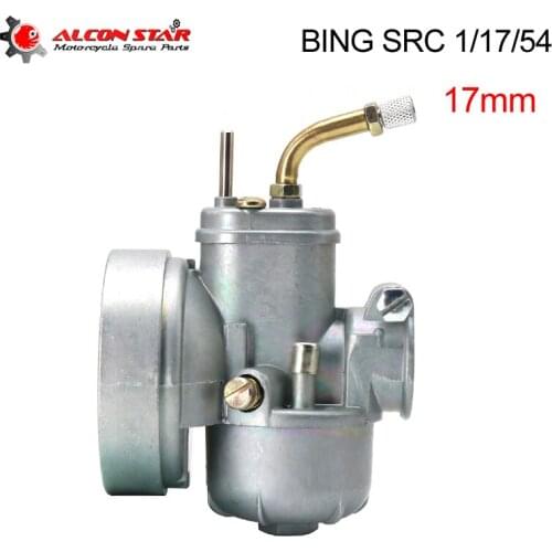 Alconstar- BING SRC 1/17/54 17mm Motorcycle Carburetor For Puch OBRA DAKOTA DS50 MC50 MS50 MV50 VS50 for Moped Bing Style Carb
