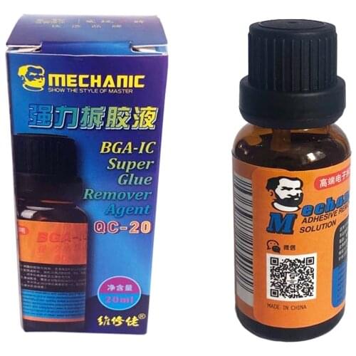 MECHANICBGA IC Adhesive Glue Removing Epoxy Remover Cell Phone CPU Chip Cleaner 20ml BGA-IC Repair Remove Liquid Tool