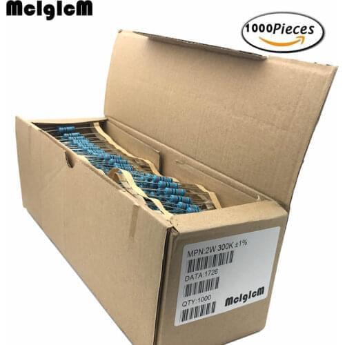 MCIGICM 2W Metal film resistor ohm resistors 1.5R 2.2R 0.33R 0.33-2.2M