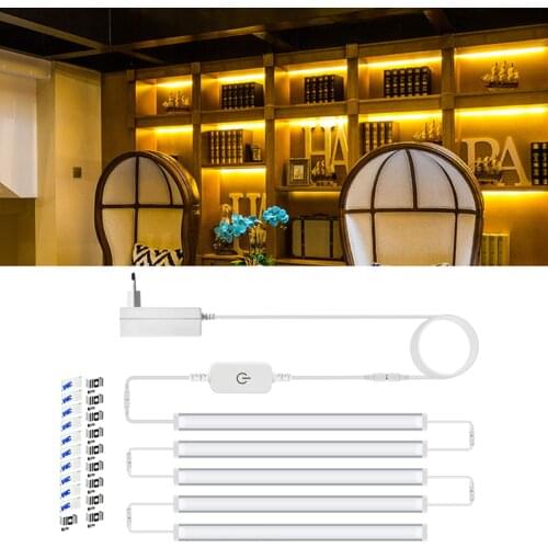Night light Dimmable LED Bar Lamp For home Kitchen Cabinet Closet Touch Switch Dimming Bedroom Decoration Gift