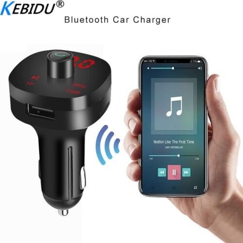 Kebidu Portable M14 Car Bluetooth FM Transmitter Handsfree 3.1A Calling Display Bluetooth 3.0 + EDR Car Accessories Car Charger
