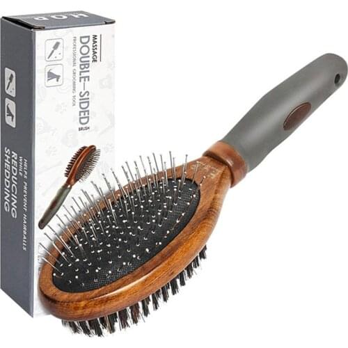 Pet Hair Trimmer Comb Dog Cat Grooming Supply Brush Slicker Tool Multi-function Pet Dog Needle Comb Hair Remover Cleaning Rake