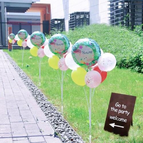 Garden decor birthday party decorations kid Balloons holder column stand Insert into the earth outdoor wedding 120cm balon stand