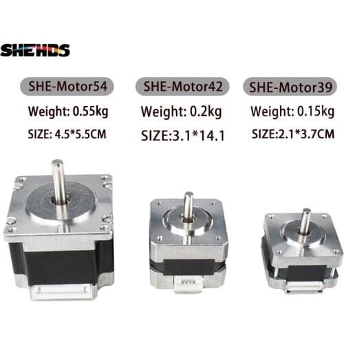 SHEHDS Stepper Motor XY Axis Pan Tilt Sharp Accessories Motor for Professional moving head Stage Lighting Free Shipping