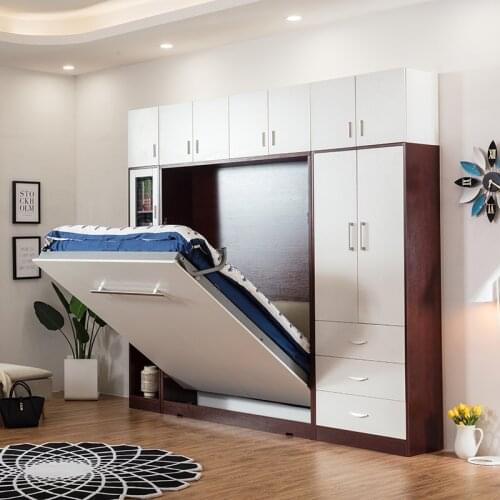 Modern Transformable Hidden Wall Bed with Electric System,Space Saving Furniture