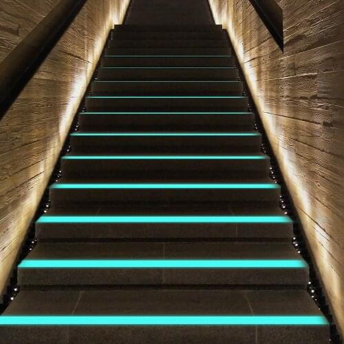 Luminous Self-Adhesive Tape Sticker Photoluminescent Glow In The Dark DIY Wall Fluorescent Safety Emergency Stairs Line