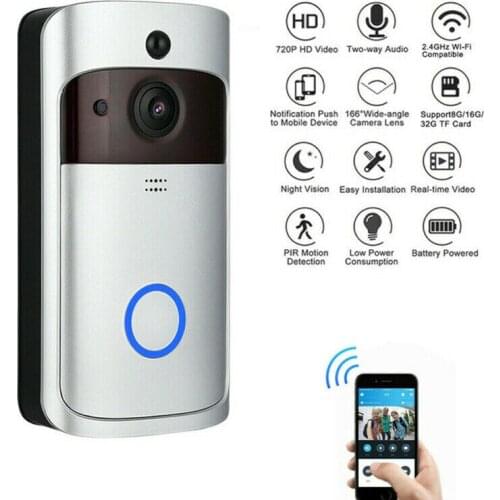 2020 Video Doorbell Camera Wireless WiFi Security Phone Bell Intercom 720P HD WIFI Door bell Camera IR Alarm