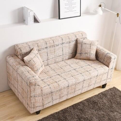 High Elasticity Sofa Cover for Livng Room Polyester Universal Sectional Couch Covers 1/2/3/4 Seater Chair Sofa Cover Stretch