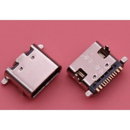 1PCS SMT USB 3.1 Type-C 16pin female connector For Mobile Phone Charging port Charging Socket Tow feet plug