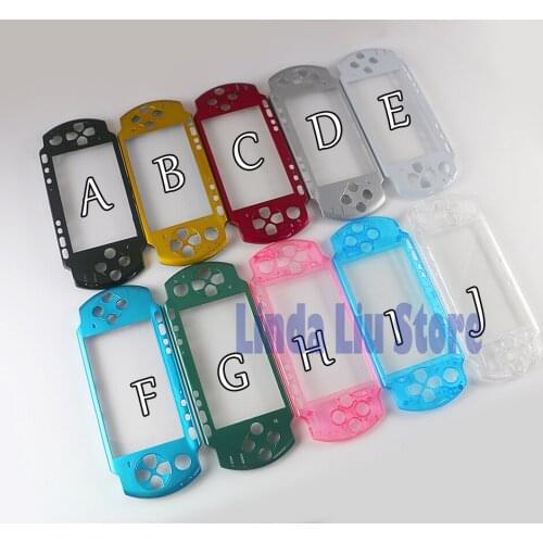 50pcs High Quality Front Faceplate Housing Shell replacement for PSP3000 PSP 3000 Cover Case Game Console Repair Part
