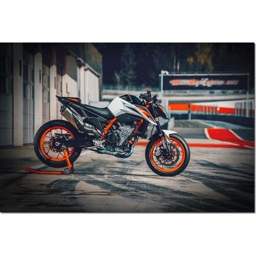 890 Duke R Sport Motorcycle Photo Canvas Wall Art Posters and Prints Modern Painting for Home Decor