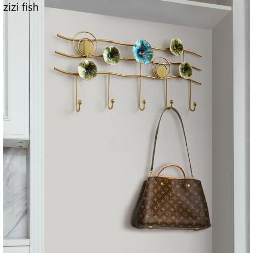 American Creative Door Hanger Door Hanger Door Key Hook Clothes Hook Wall Decoration Wall Hanging Hat 5 Hook