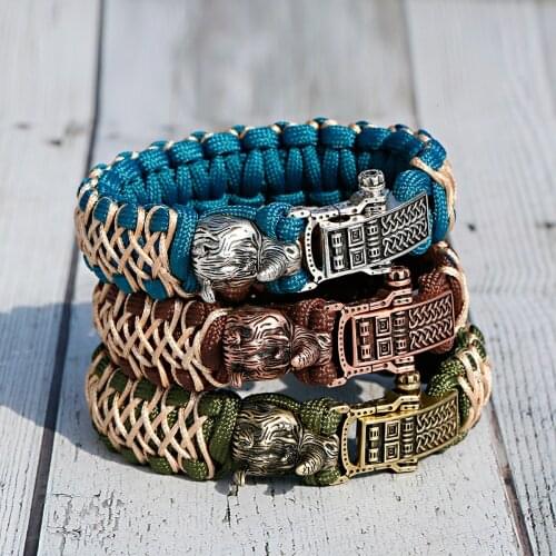 Unicorn bracelet Fashion Hand-knitted Multi-layer and Fashion Mens Vintage Bracelet Gift Double Color Matching