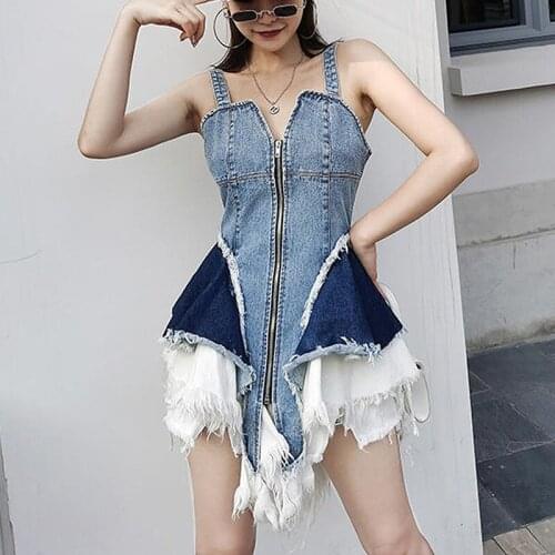 BringBring Fashion Denim Dresses