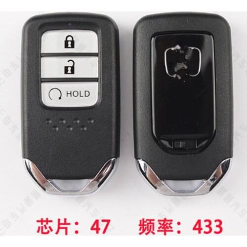For Honda 2015-2017 CRV 3 Button Keyless Entry 434 Mhz ID47 pcf7938 Chip 72147-TOA-H31 Remote Smart Key