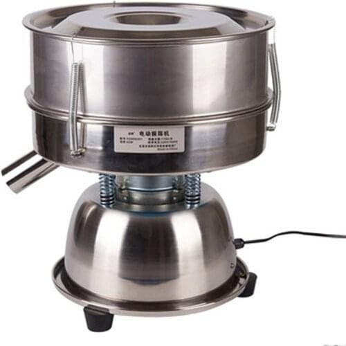 Electric Vibrating Screen Powder Screening Sifting Stainless Steel Powder Sieve Machine Mesh Optional Sieve Height 10CM Machine