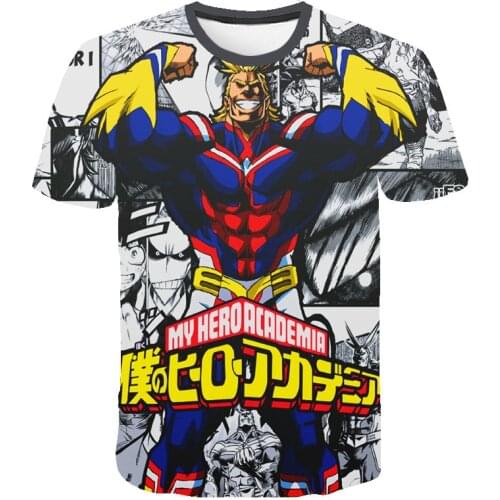 My hero academia T Shirt 3D Print Sport Women/Men Summer Short Sleeve T shirts Casual Tops Tees Street Clothes 2021 New fashion