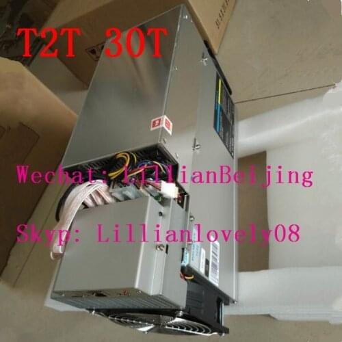 Used Innosilicon T2T 30T sha256 asic miner T2 Turbo 30Th/s bitcoin BTC Mining machine with psu power supply