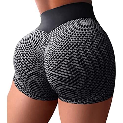KIWI RATA Womens High Waisted Yoga Fitness Shorts Sports Gym Ruched Butt Lifting Leggings Biker Workout Running Hot Shorts