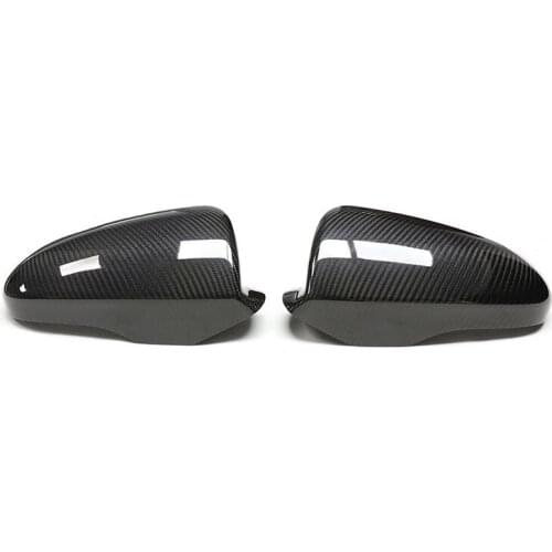 Real Carbon Fiber Side Rearview Mirror Cover Caps fit For BMW M5 F10 2014-2018