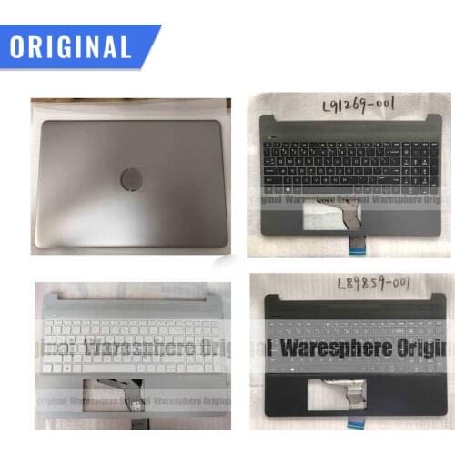 NEW Original For HP 15-DY LCD Back Cover Palmest With keyboard Bottom Case L89859-001 L89859-001 M17184-001 L91269-001