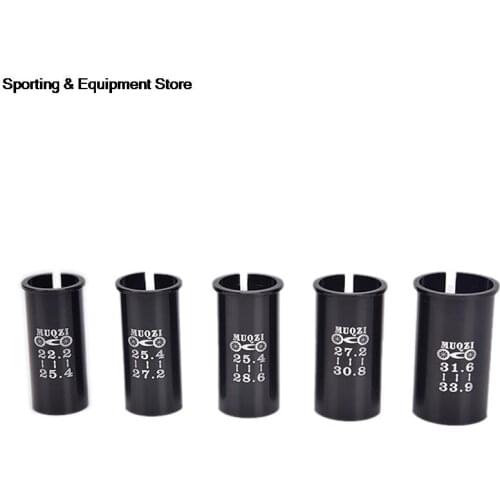 2019 NEW Bike Seat Post Tube Seatpost Reducing Sleeve Adapter 25.4-27.2,27.2-30.8,31.6-33.9,25.4-28.6,22.2-25.4 Adjust Diameter