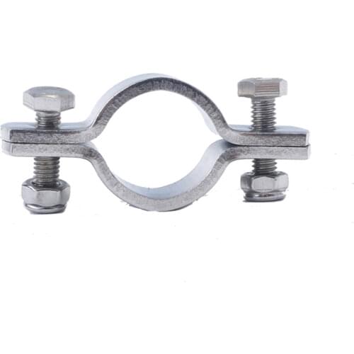 Fit 15-219mm OD Tube 304 Stainless Steel Pipe Hanger Bracket Clamp Suppoert Clip Homebrew