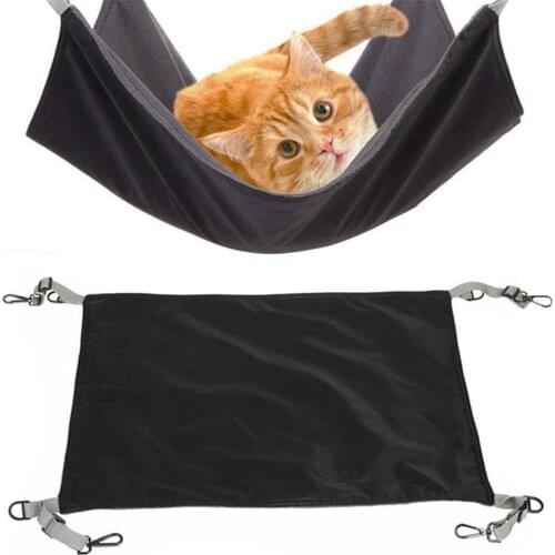 Cat Hammock Hanging Cat Hammock Summer Cool Washable Cute Pet Kitty Cat Hanging Bed Pet Swing bed Relax House