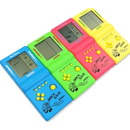 Portable Game Console Tetris Handheld Game Players LCD Screen Electronic Game Toys Pocket Game Console Classic Childhood Gift