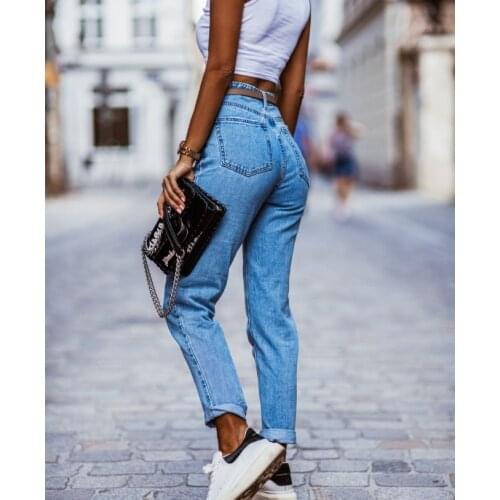 Casual slimmed-down womens jeans jeans women pants women woman jeans denim joggers women