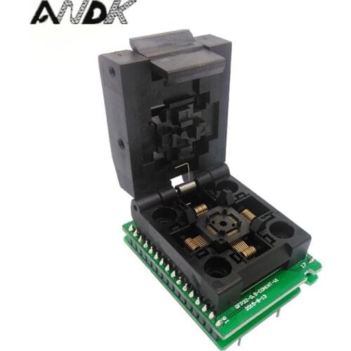 QFP32 TQFP32 LQFP32 to DIP32 Universal Programmer Pin Pitch 0.5mm IC Body Size 5x5mm Test Socket Adapter Support TL866A TL866CS