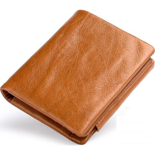 Luxury Designer Mens Wallet Leather triple Short Wallets Men Hasp Vintage Male Purse Coin Pouch Multi-functional Cards Wallet