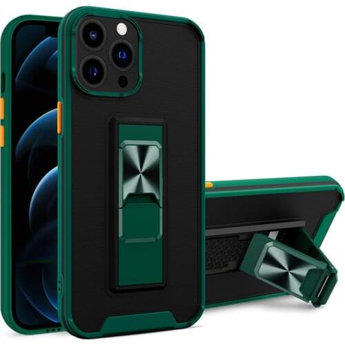 Wrist Strap Stand Phone Case For iPhone 12 Pro 11 Pro Max XR XS Max X 6S 7 8 Plus 12Mini Candy Color Silicone Stand Holder Cover