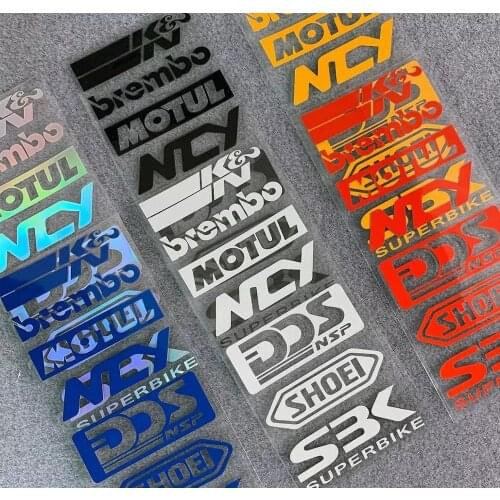 1 Set Reflective Motorcycle Side Strip Bike Helmet Sticker Car Styling Vinyl Decal For YAMAHA Honda KTM Kawasaki New Arrvial