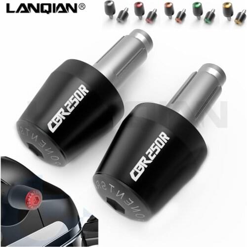 For Honda CBR250R Motorcycle Handlebar Grips End Cap Anti Vibration Silder Plug CBR250R CBR250RR 2011-2018 2015 2016 2017 Parts