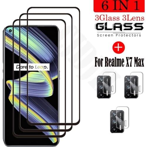 Tempered Glass For OPPO Realme X7 Max Screen Protector Glass For Realme X7 Max Camera Film For OPPO Realme X7 Max Glass