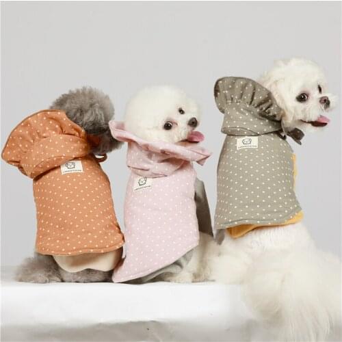 Small Pets Dog Cute Clothes With Hat Double size Dress Available Vest Chihuahua Toy Puppy Apparel