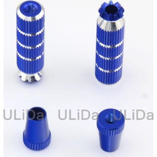 1Set M4 Extra Long Thumb Stick Update for JR Transmitter Blue