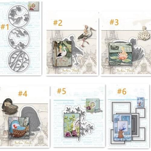 Flowers and AnimaMetal Cutting Dies for DIY Scrapbooking Crafts Dies Cut Stencils Maker Photo Album Template Handmade Decoration