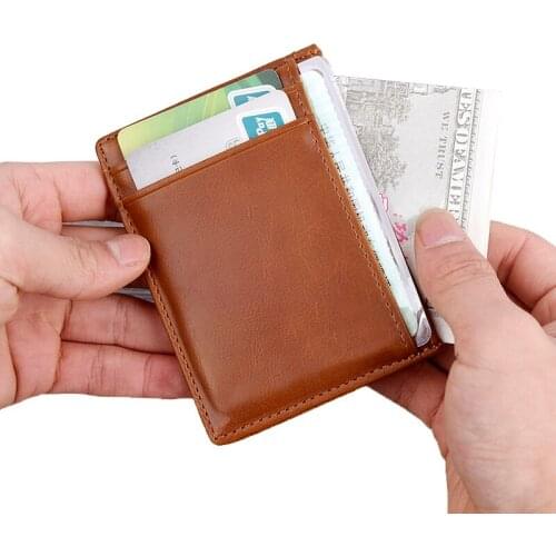 Card Holder Slim Bank Credit Card ID Cards Coin Pouch Case Bag Wallet Organizer Women Men Thin Business Card Wallet