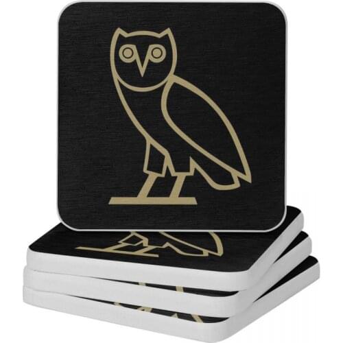 OVO Diatomite Square Round Shape Coaster MildewProof Cup Bonsai Mat Soap Toothbrush Pad Wholesale 10x10cm