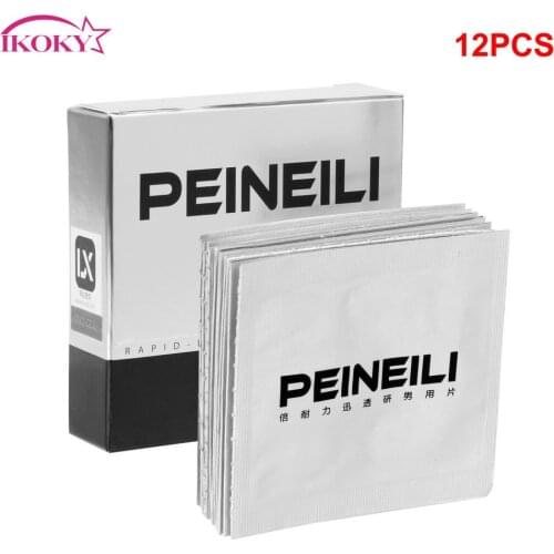 IKOKY 12pcs/box Men Lasting Sex Wipes Male Delay Wipes Delay Ejaculation Enhancer Pleasure Natural Wet Tissue