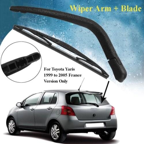 JX-LCLYL Rear Window Windshield Wiper Arm Blade Set For Toyota Yaris 1999-2005