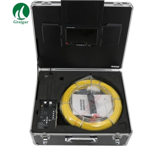 Pipe Inspection Camera 710D 20M/65ft Video Sewer Pipe Inspection Survey Camera Waterproof IP68 23mm/0.9inch 12 LED Light