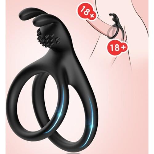 New Silicone Penis Rings Cock Ring Clitoral Stimulation Delay Ejaculation Male Masturbator Sex Toys For Couple Adult Sex Product