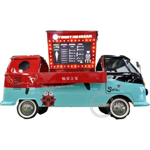 Hot sale 4.3m length mobile electric snack fast food cart/truck/trailer outdoor use with free shipping by sea