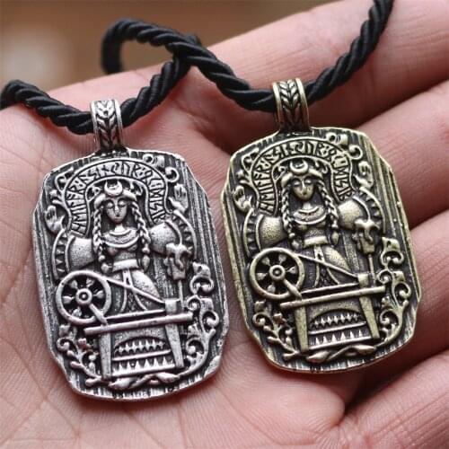 Mens Jewelry Nordic mythology witch necklace Wicca Witchcraft Slavic Amulet Wiccan Viking Necklace Ouija Witch Jewelry Talismane